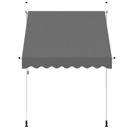 Manual Retractable Awning 200 cm Anthracite