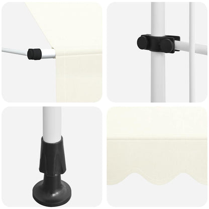 Manual Retractable Awning 150 cm Cream