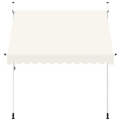 Manual Retractable Awning 250 cm Cream