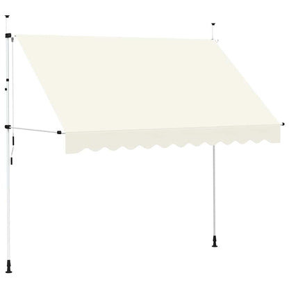 Manual Retractable Awning 300 cm Cream