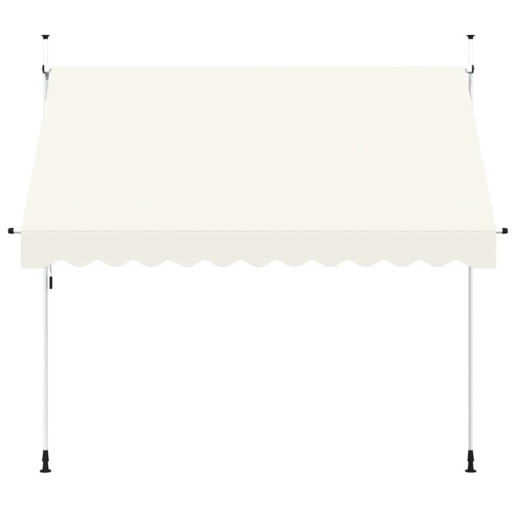 Manual Retractable Awning 300 cm Cream