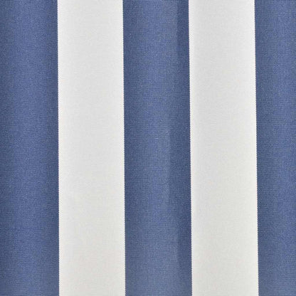 Awning Replacement Fabric Blue and White 450x300 cm Polyester