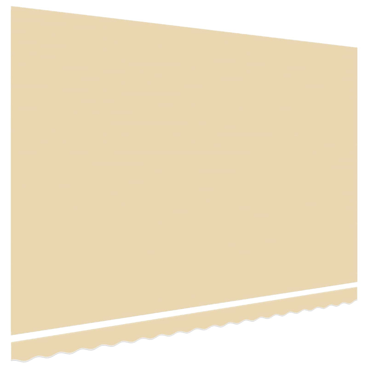 Awning Replacement Fabric Cream 450x300 cm Polyester