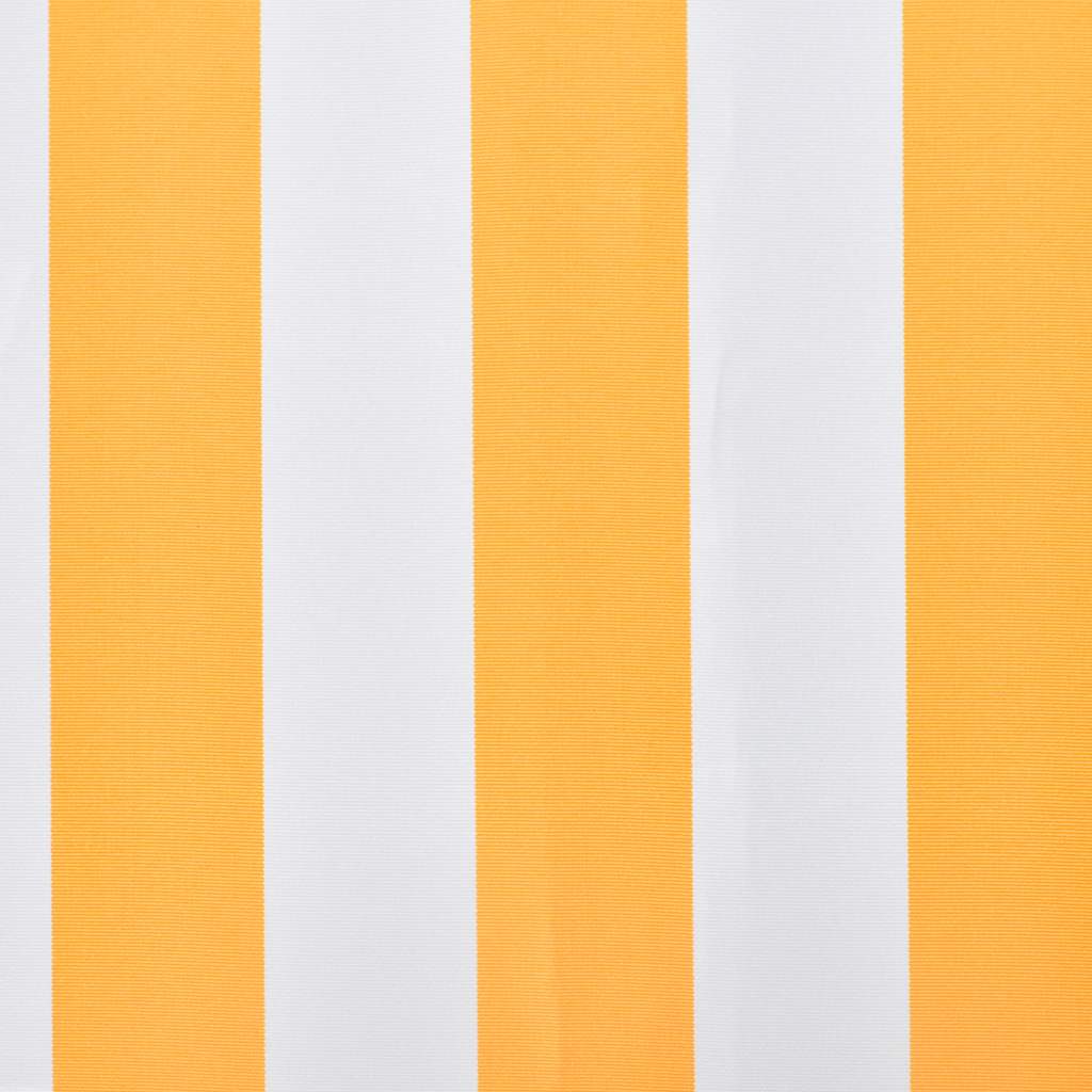 Awning Replacement Fabric Orange and White 350x250 cm Polyester