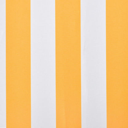 Awning Replacement Fabric Orange and White 350x250 cm Polyester