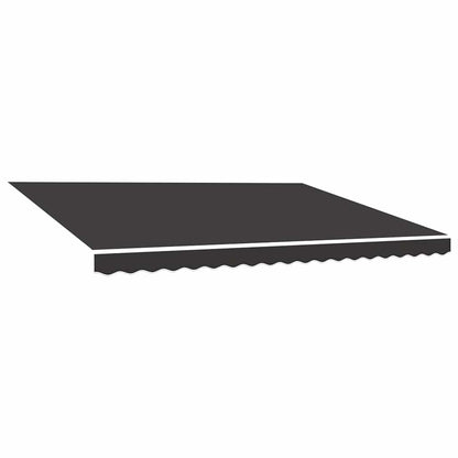 Awning Replacement Fabric Grey 500x300 cm Polyester