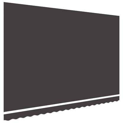 Awning Replacement Fabric Grey 500x300 cm Polyester