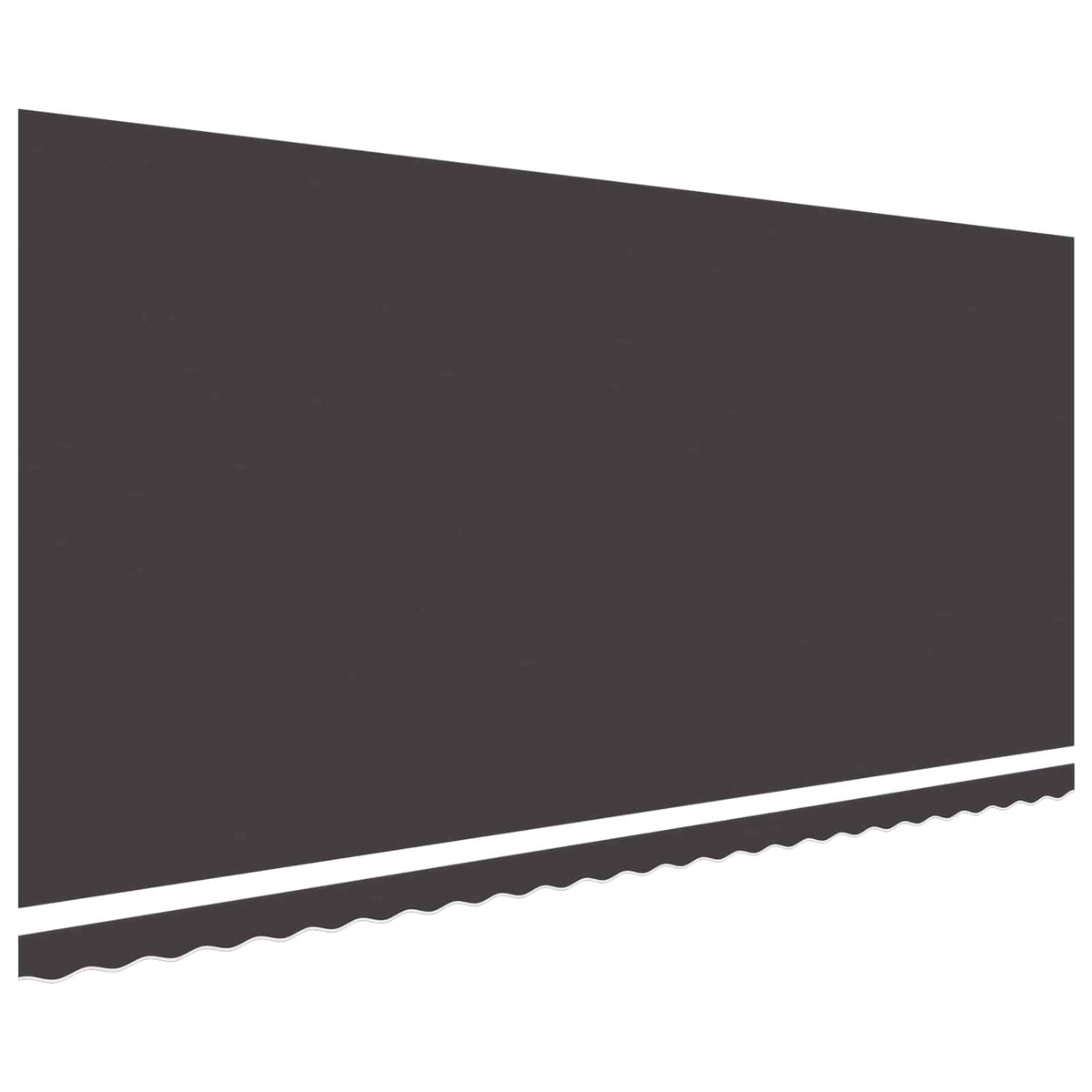Awning Replacement Fabric Grey 600x300 cm Polyester
