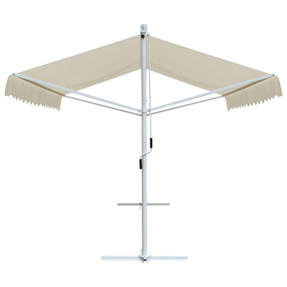 Free Standing Awning 3x3 m Cream