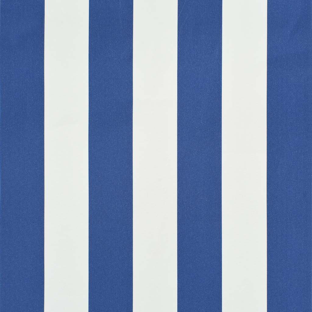 Retractable Awning 350x150 cm Blue and White