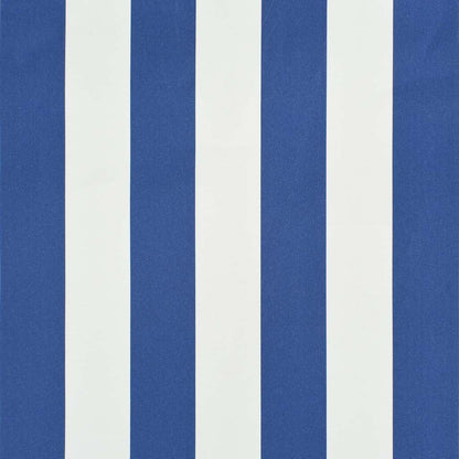Retractable Awning 350x150 cm Blue and White