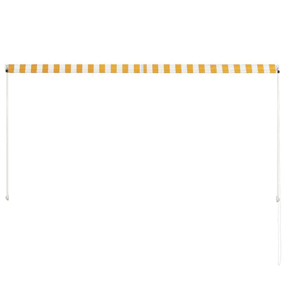 Retractable Awning 250x150 cm Yellow and White