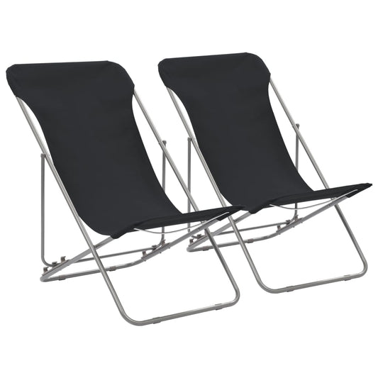 Beach Chair | Set of 2 | Black