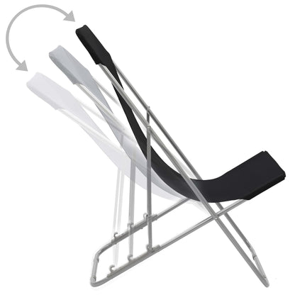 Beach Chair | Set of 2 | Black