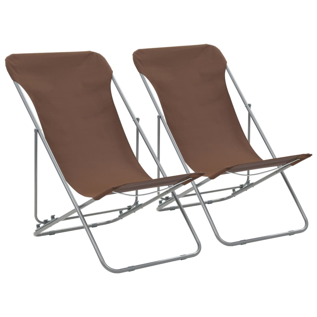 Beach Chair | Set of 2 | Brown