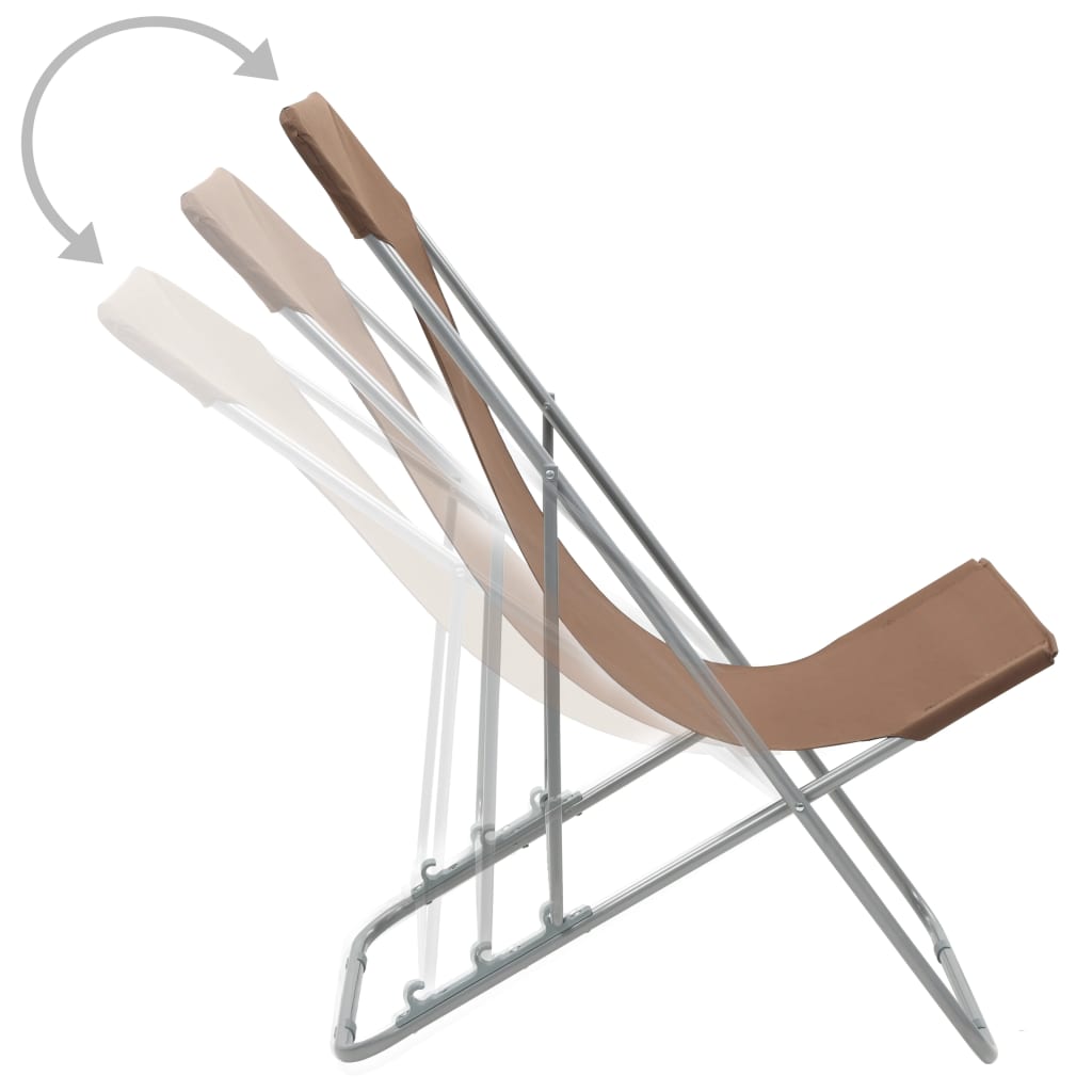 Beach Chair | Set of 2 | Brown