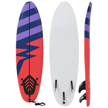 91688 vidaXL Surfboard 170 cm Stripe