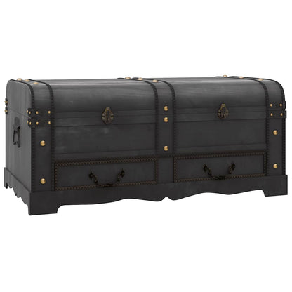 275394 vidaXL Treasure Chest Wood Black 90x51x42 cm(60797)