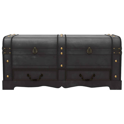 275394 vidaXL Treasure Chest Wood Black 90x51x42 cm(60797)
