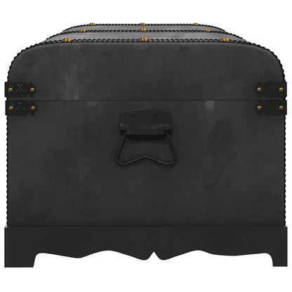 275394 vidaXL Treasure Chest Wood Black 90x51x42 cm(60797)