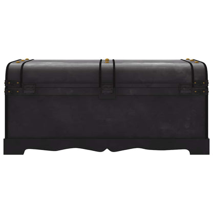 275394 vidaXL Treasure Chest Wood Black 90x51x42 cm(60797)