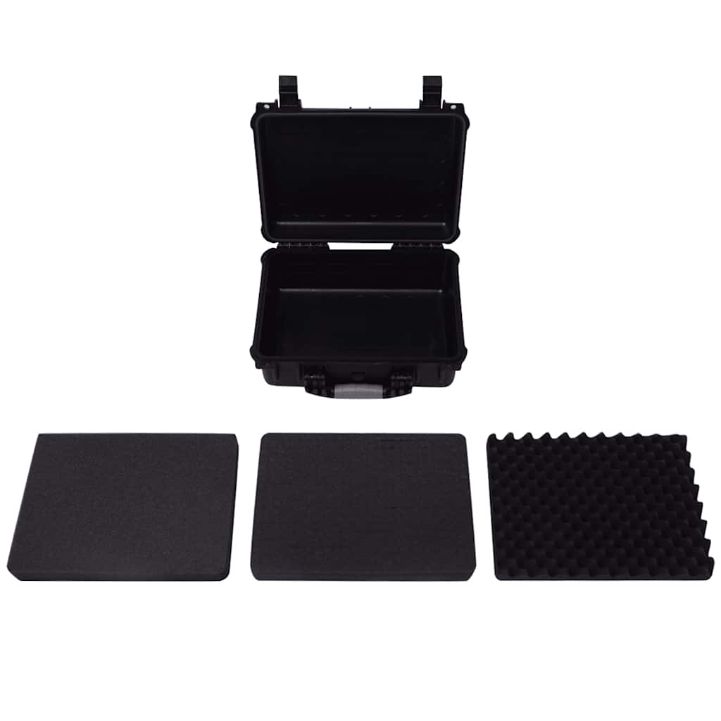 275398 vidaXL Protective Case Black 40,6x33x17,4 cm (142167)
