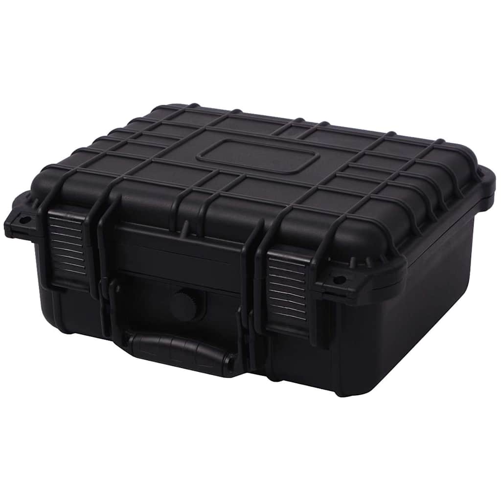 275399 vidaXL Protective Case Black 35x29,5x15 cm (142168)