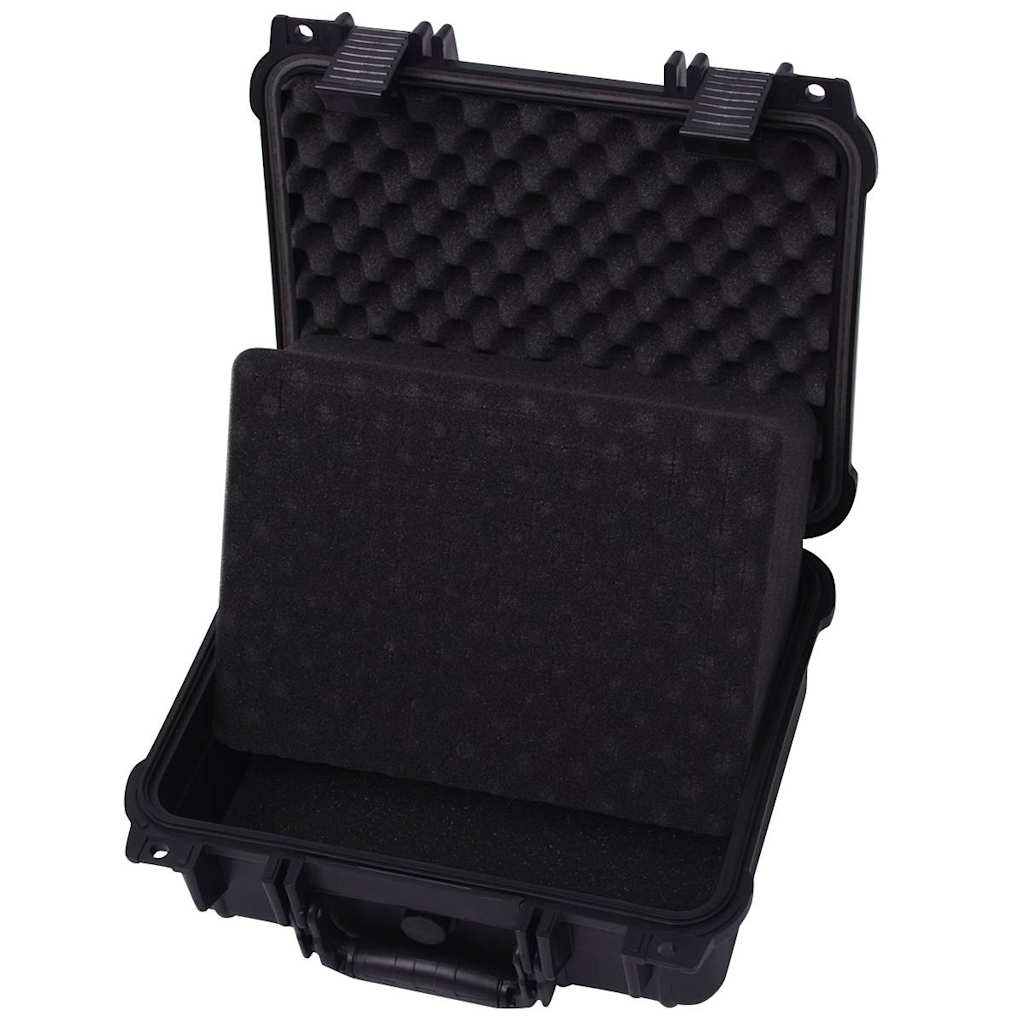 275399 vidaXL Protective Case Black 35x29,5x15 cm (142168)