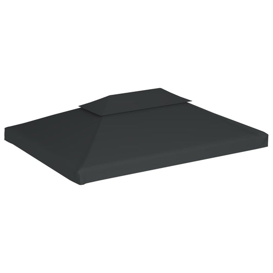 Gazebo Top Cover | Anthracite | Polyester with PVC coating | 4x3 meters