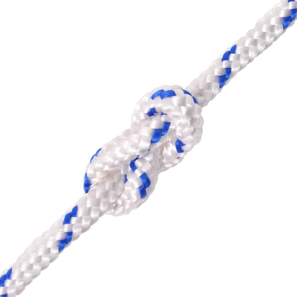 143800 vidaXL Marine Rope Polypropylene 6 mm 500 m White