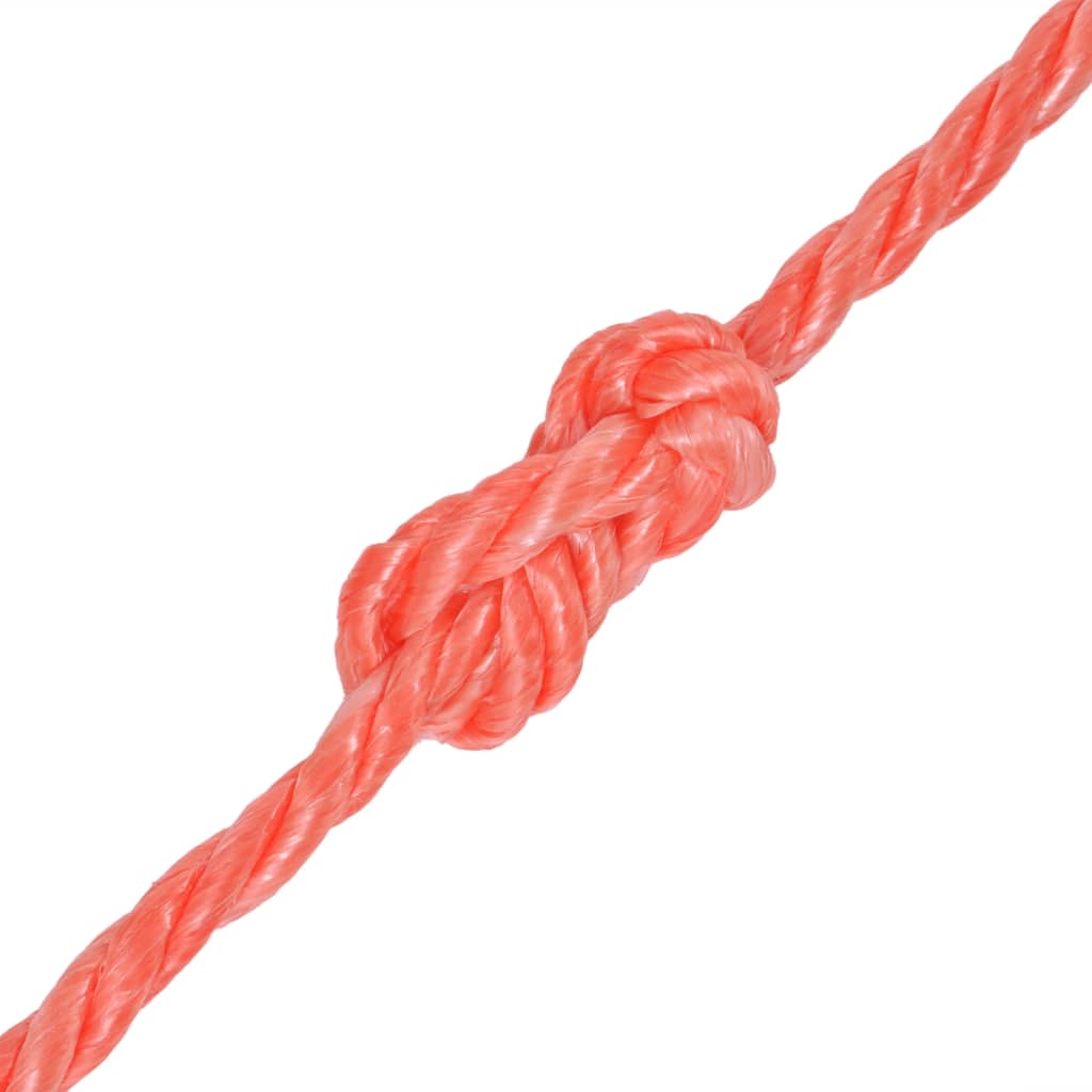 143832 vidaXL Twisted Rope Polypropylene 6 mm 500 m Orange