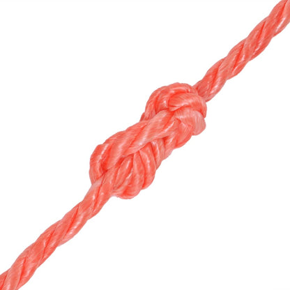 143832 vidaXL Twisted Rope Polypropylene 6 mm 500 m Orange