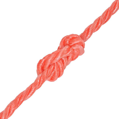 143836 vidaXL Twisted Rope Polypropylene 12 mm 250 m Orange