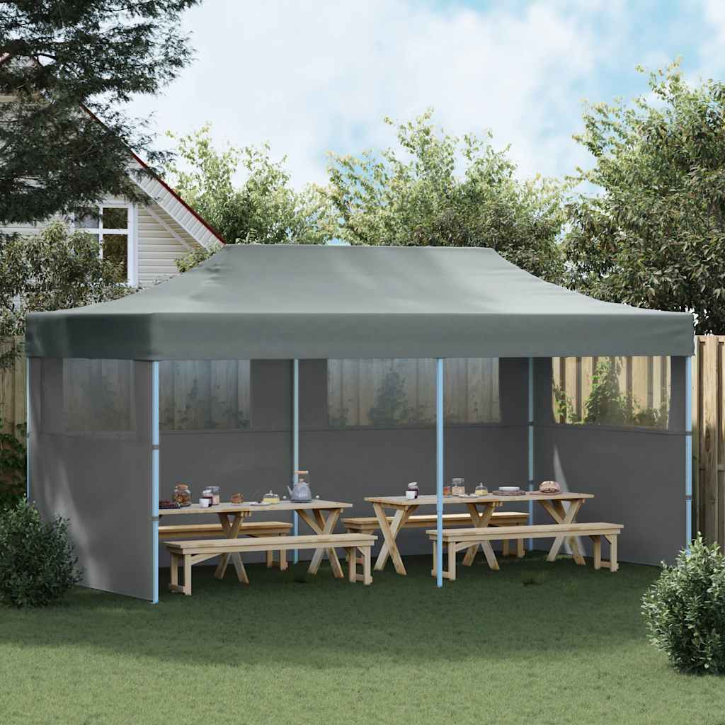 Partytent | Anthracite | 600D oxford with PVC coating | 3x6 m | Foldable