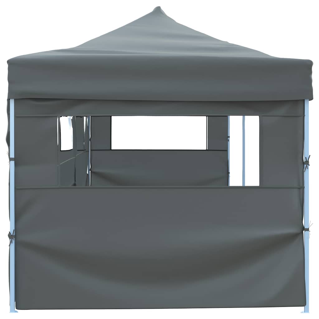 Folding Pop-up Party Tent with 5 Sidewalls 870x291x315 cm Anthracite