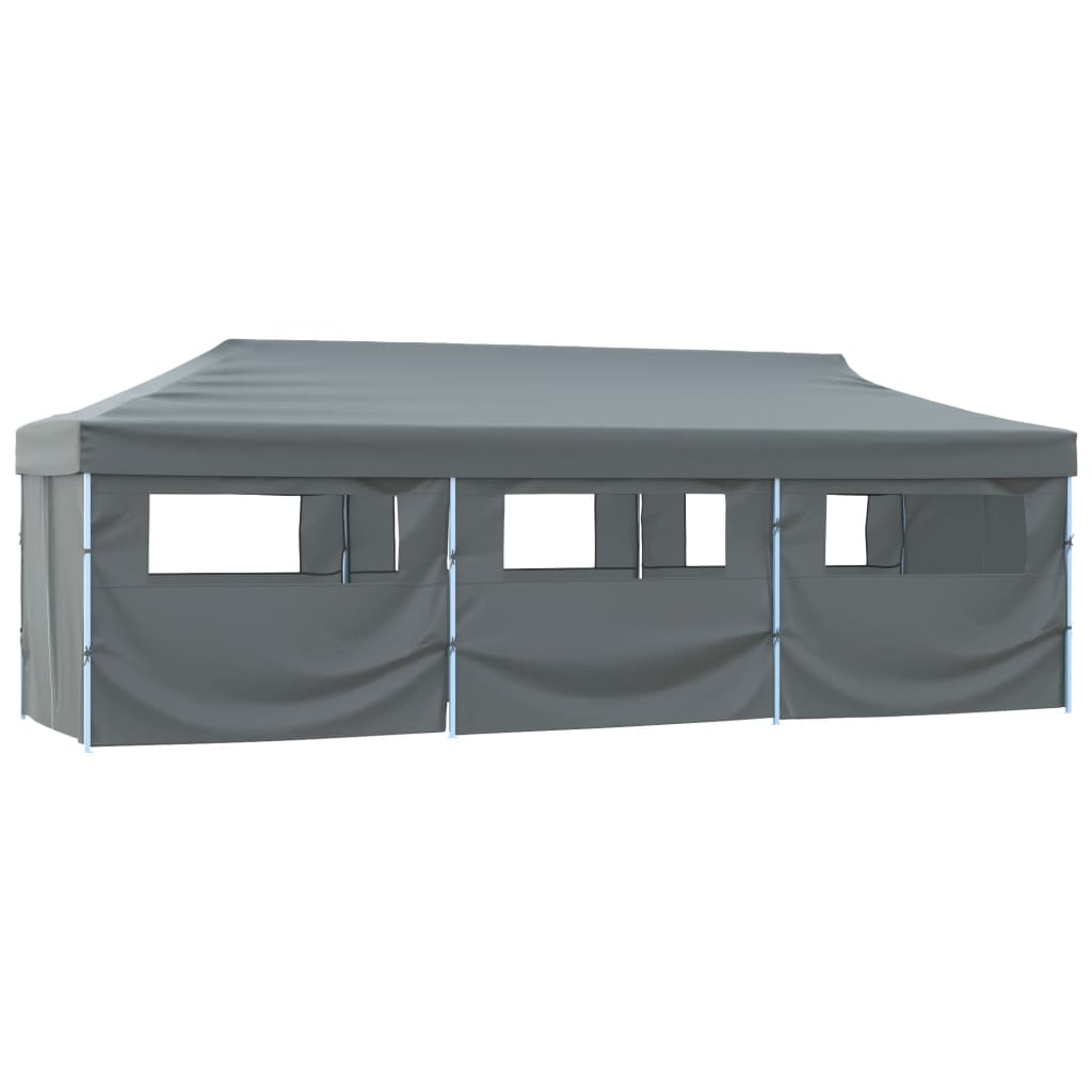 Folding Pop-up Party Tent with 8 Sidewalls 870x291x315 cm