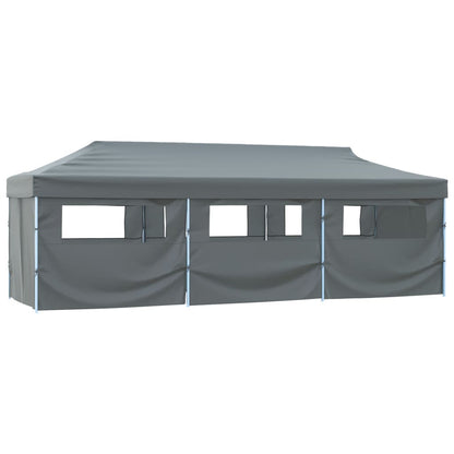 Folding Pop-up Party Tent with 8 Sidewalls 870x291x315 cm