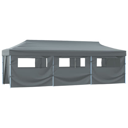 Folding Pop-up Party Tent with 8 Sidewalls 870x291x315 cm