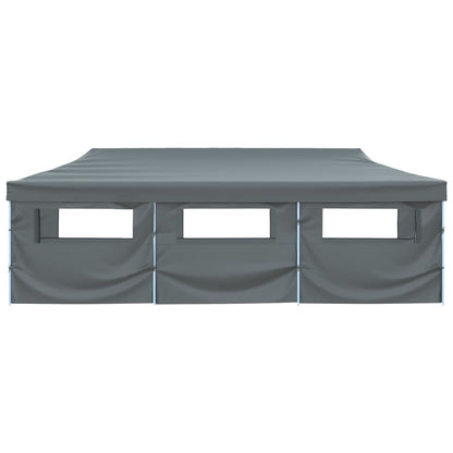 Folding Pop-up Party Tent with 8 Sidewalls 870x291x315 cm