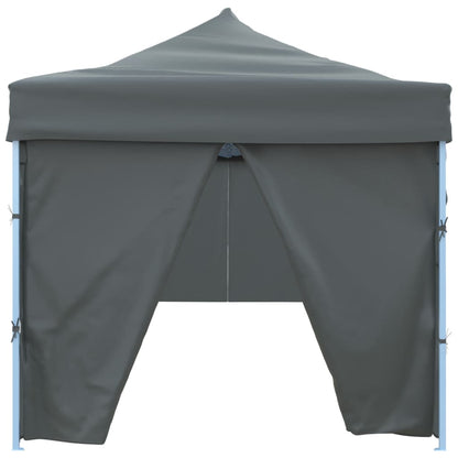 Folding Pop-up Party Tent with 8 Sidewalls 870x291x315 cm Anthracite