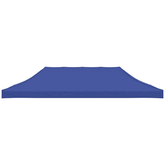 Party Tent Roof 3x6 m Blue