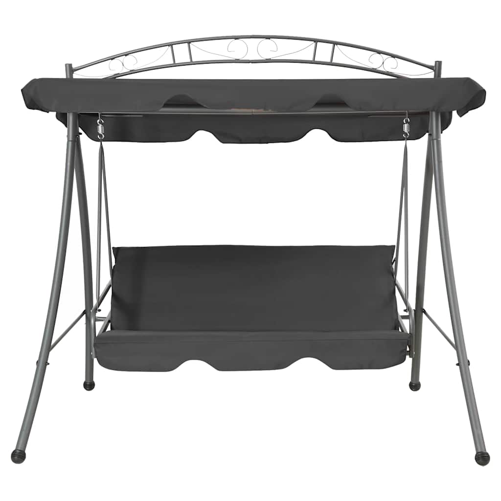 Outdoor Convertible Swing Bench with Canopy 198x120x205 cm