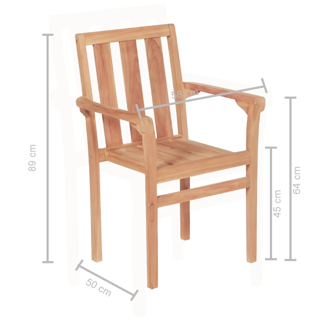 Dining Set | natural teak