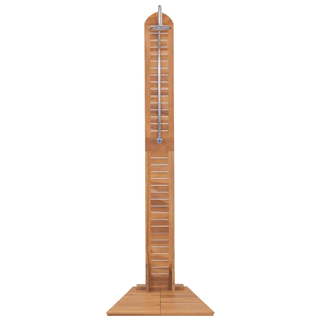 Garden Shower Solid Teak 70x75x204 cm