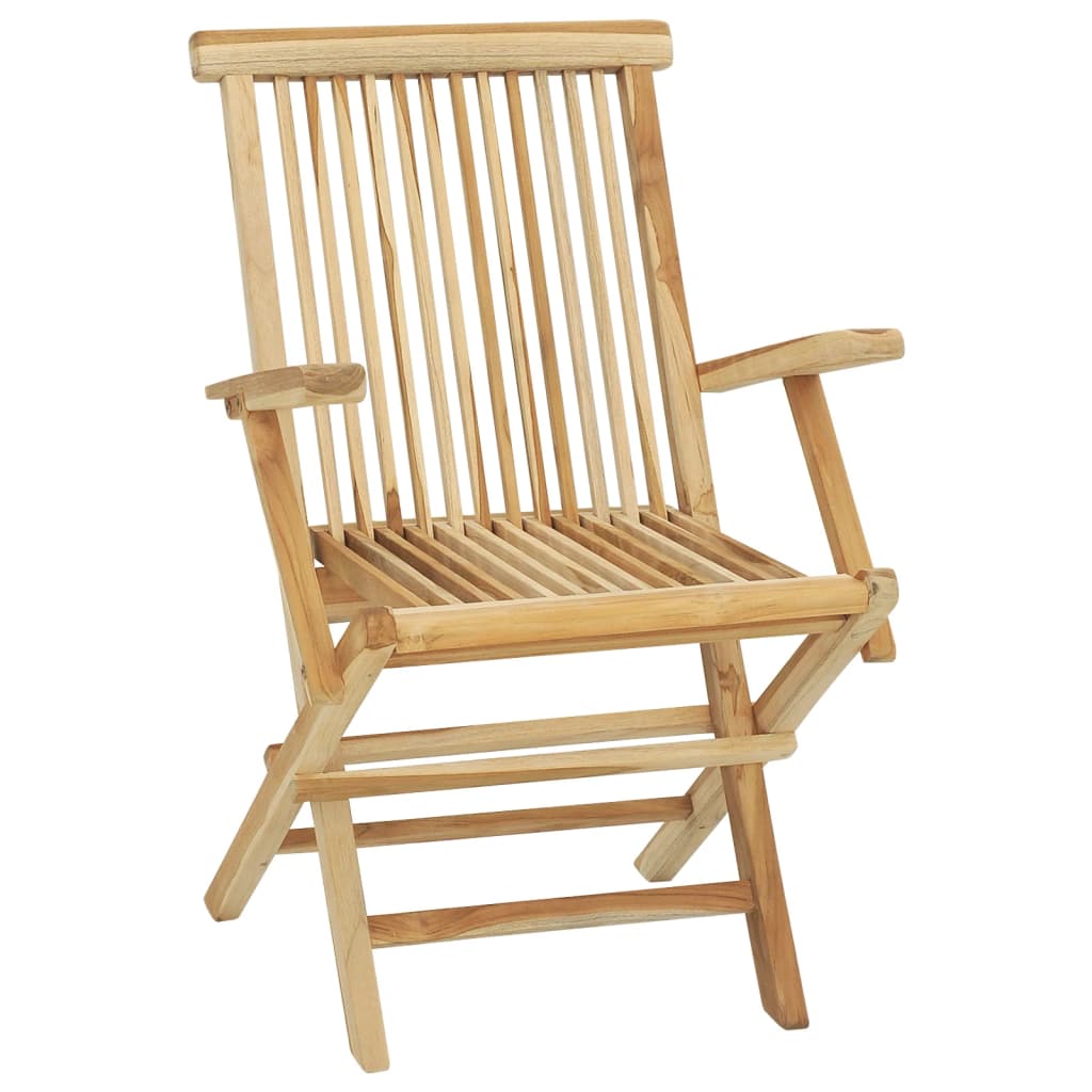 Garden Dining Set | Teak | Fine sanded teak hardwood | Medium | Foldable