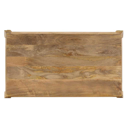 247110 vidaXL Coffee Table 116x66x41 cm Solid Mango Wood