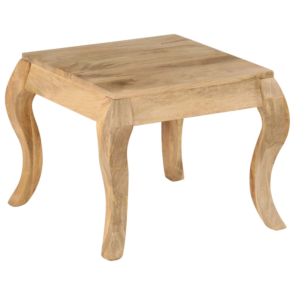 247112 vidaXL End Table 45x45x40 cm Solid Mango Wood