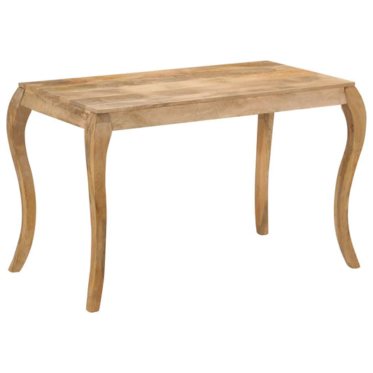 247113 vidaXL Dining Table 118x60x76 cm Solid Mango Wood