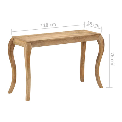 Console Table 118x38x76 cm Solid Mango Wood