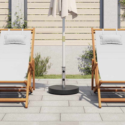 Parasol Base | Black | Granite | Medium | Parasol Base | Round | Modern